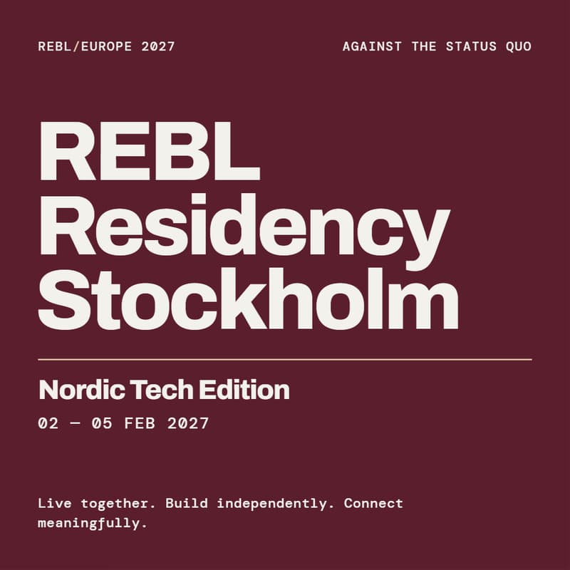 Cover Image for REBL Residency: Stockholm — Nordic Tech Edition