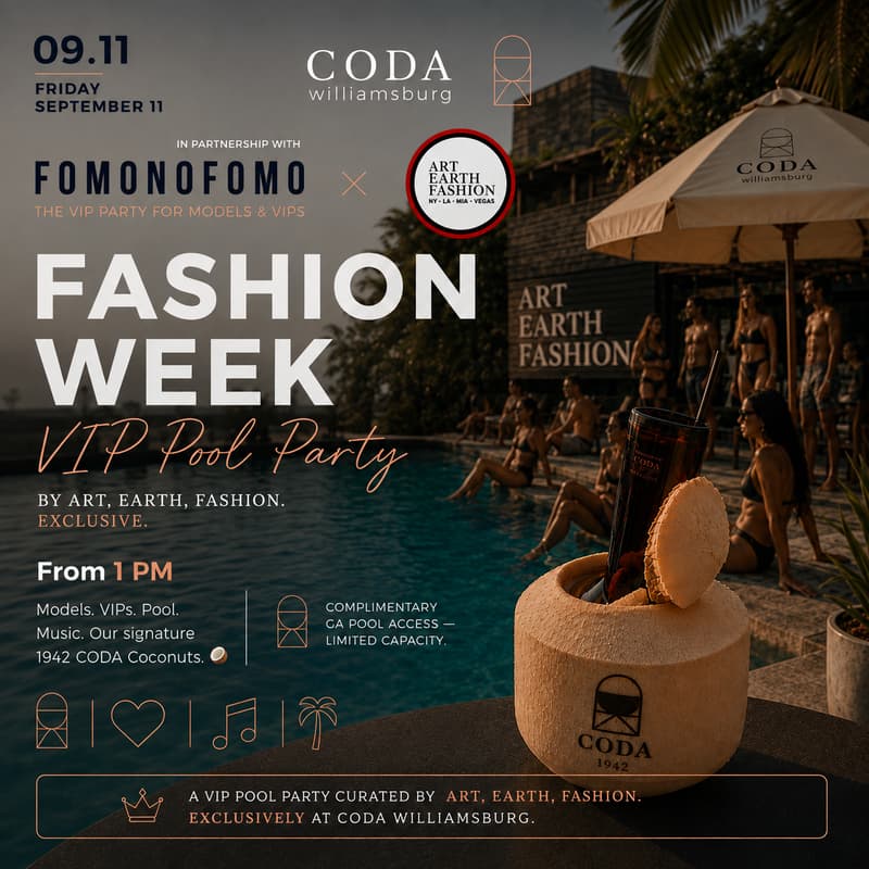 Cover Image for FOMONOFOMO FASHION WEEK POOL PARTY