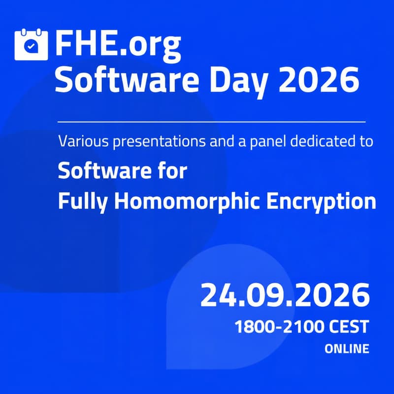Cover Image for FHE.org Software Day 2026 💾