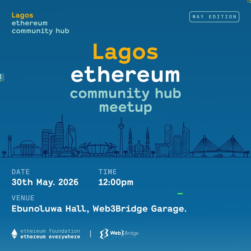 Cover Image for Lagos Ethereum Community Hub Meetup