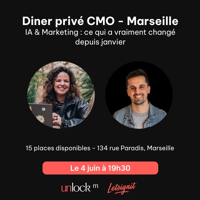 Cover Image for Dîner privé CMO : Ce que l'IA a concrètement changé dans nos stratégies marketing