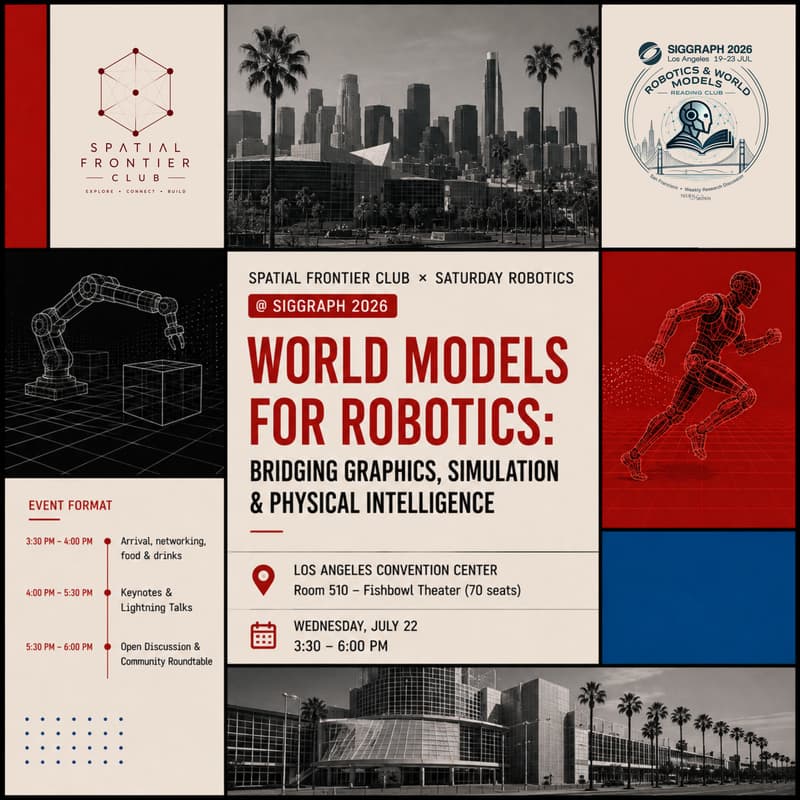 Cover Image for Spatial Frontier Club × Saturday Robotics @ SIGGRAPH 2026