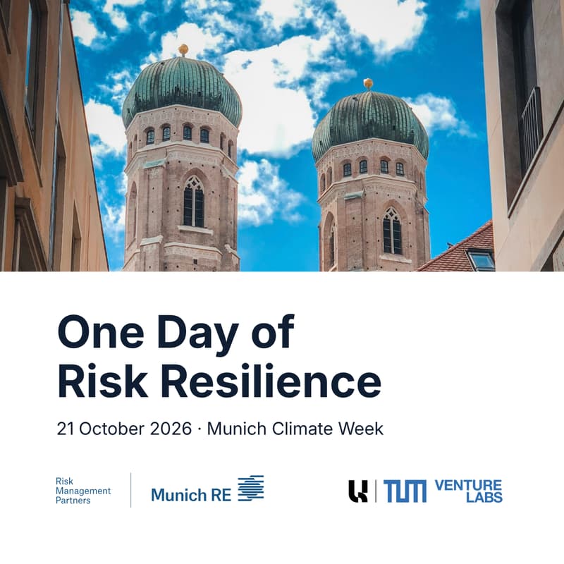 Cover Image for One Day of Risk Resilience – a Munich Climate Week Event