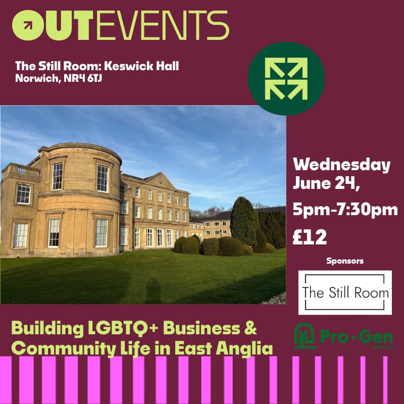 Cover Image for OutEvents: Building LGBTQ+ Community Life in East Anglia