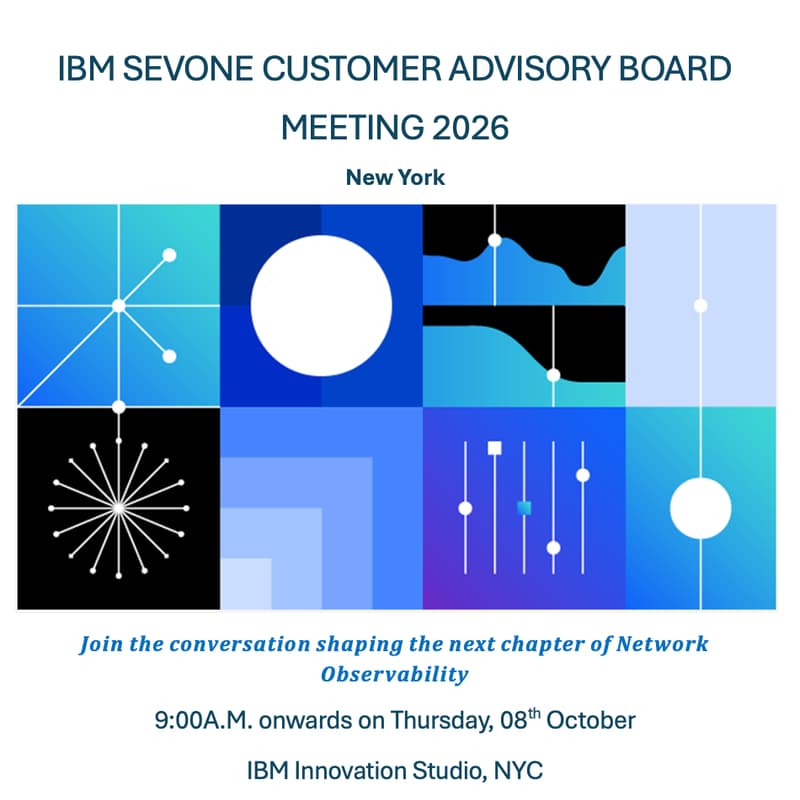 Cover Image for IBM SevOne Customer Advisory Board Meeting 2026 - NYC