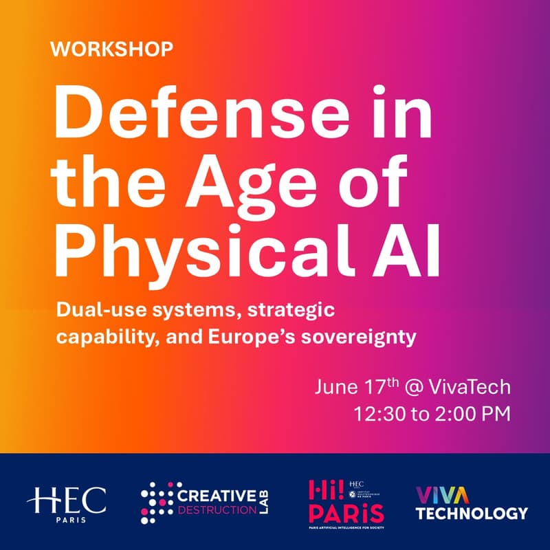 Cover Image for VivaTech Workshop: Defense in the Age of Physical AI
