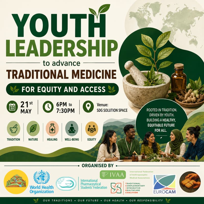 Cover Image for Youth leadership to advance Traditional Medicine for Equity and Access