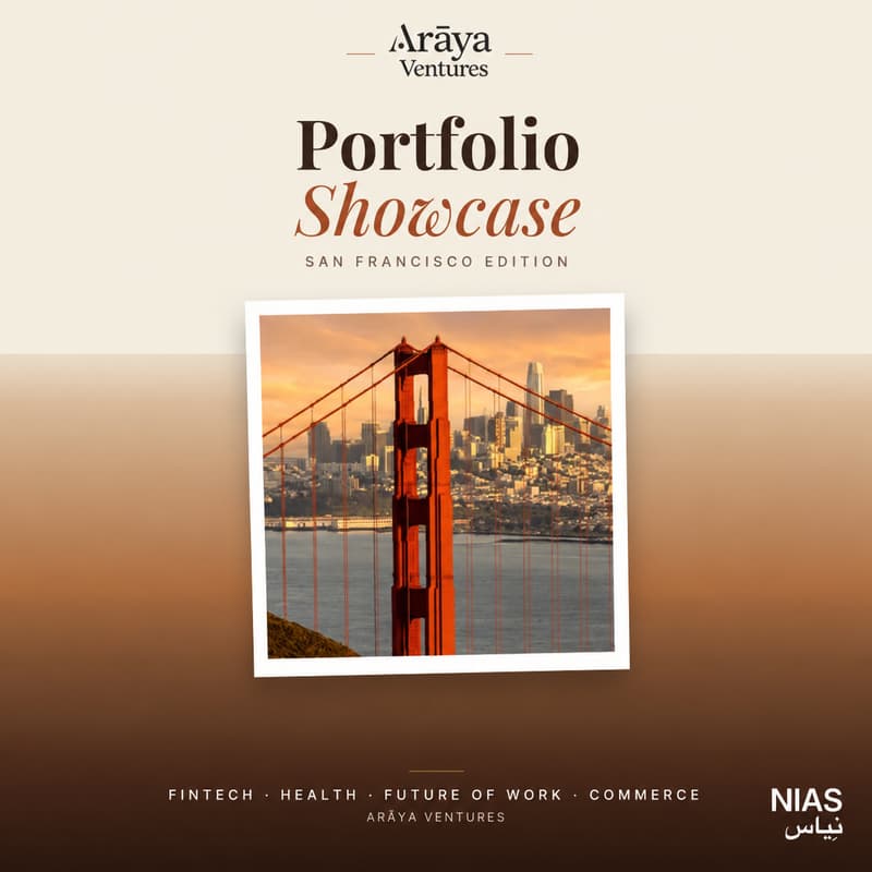 Cover Image for Arāya Venture's Fall Portfolio Showcase - San Francisco