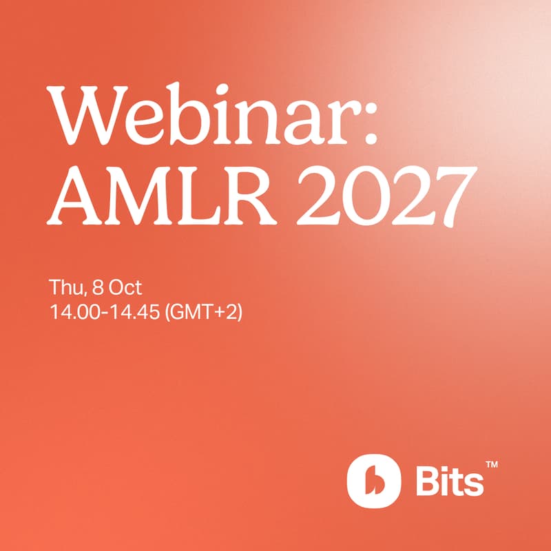 Cover Image for AMLR 2027 Webinar by Bits Technology