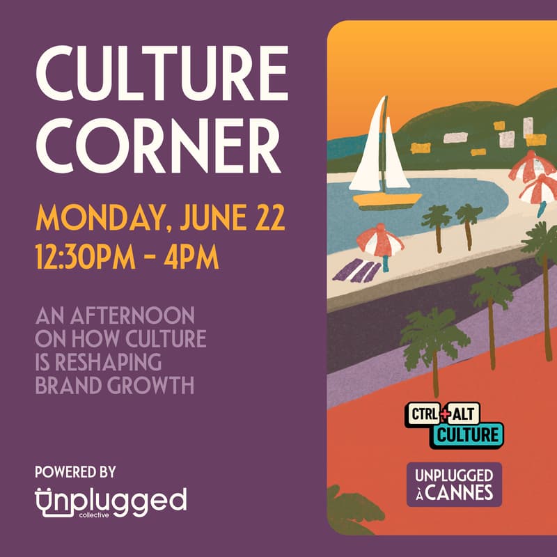 Cover Image for Culture Corner, a series of Unplugged Sessions @ Cannes 2026