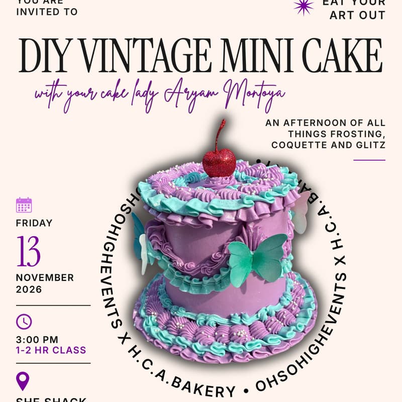 Cover Image for DIY Vintage Cake w/ H.C.A. Bakery