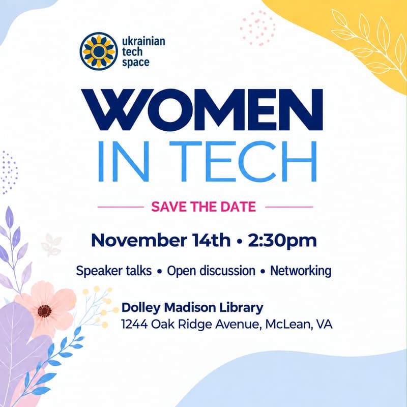 Cover Image for Women in Tech: Speaker talks • Open discussion