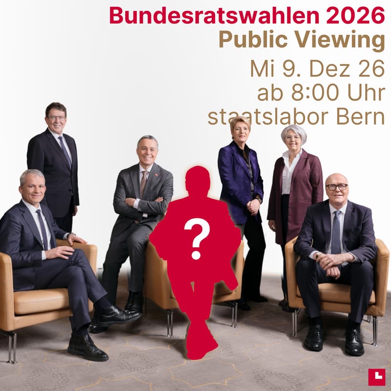 Cover Image for Public Viewing Bundesratswahlen 2026 @staatslabor