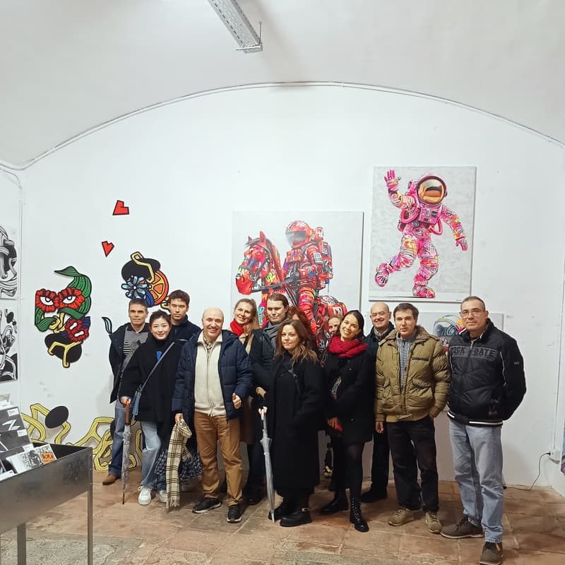 Cover Image for Art Exhibition Opening at Art Gallery in Born
