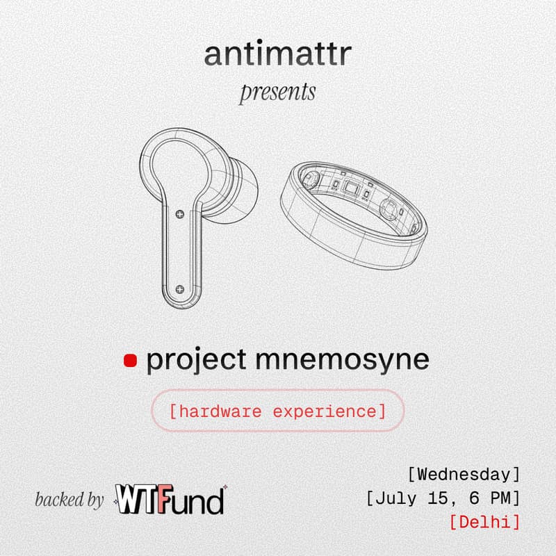Cover Image for hardware experience | project mnemosyne by antimattr