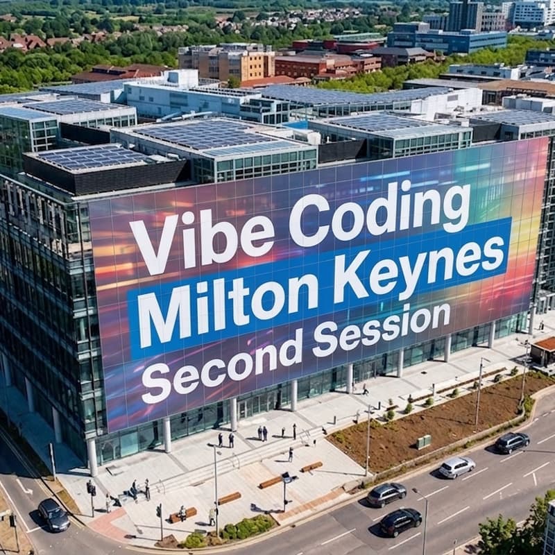 Cover Image for Vibe Coding Milton Keynes second session