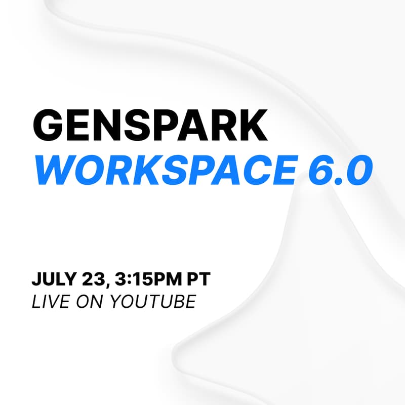 Cover Image for Introducing Genspark AI Workspace 6.0 🚀