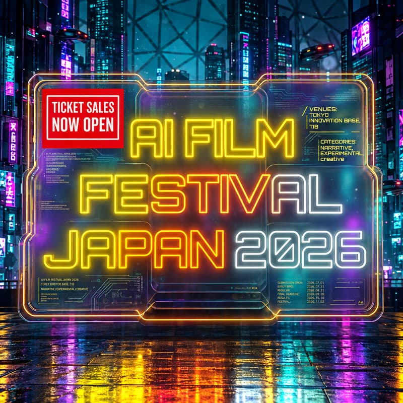 Cover Image for 第2回 AI日本国際映画祭 - AI Film Festival Japan 2026