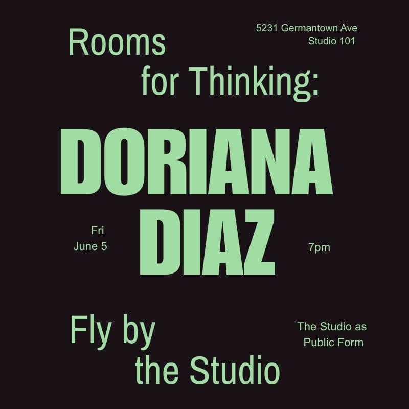 Cover Image for Rooms For Thinking; Fly By The Studio with Doriana Diaz