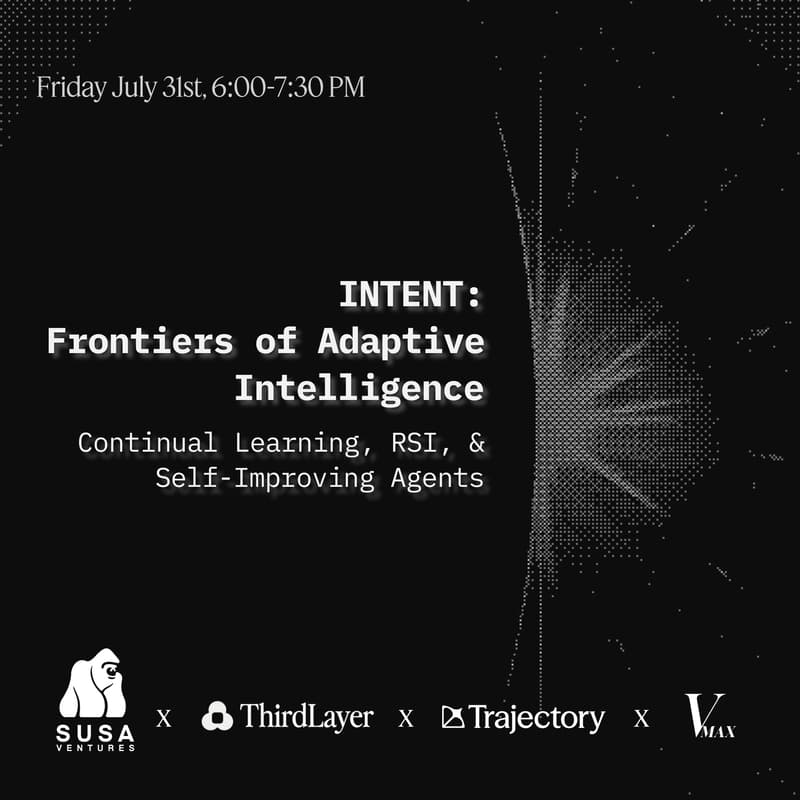 Cover Image for INTENT Research Series: Frontiers of Adaptive Intelligence - Continual Learning, RSI, Self-Improving Harnesses, and more