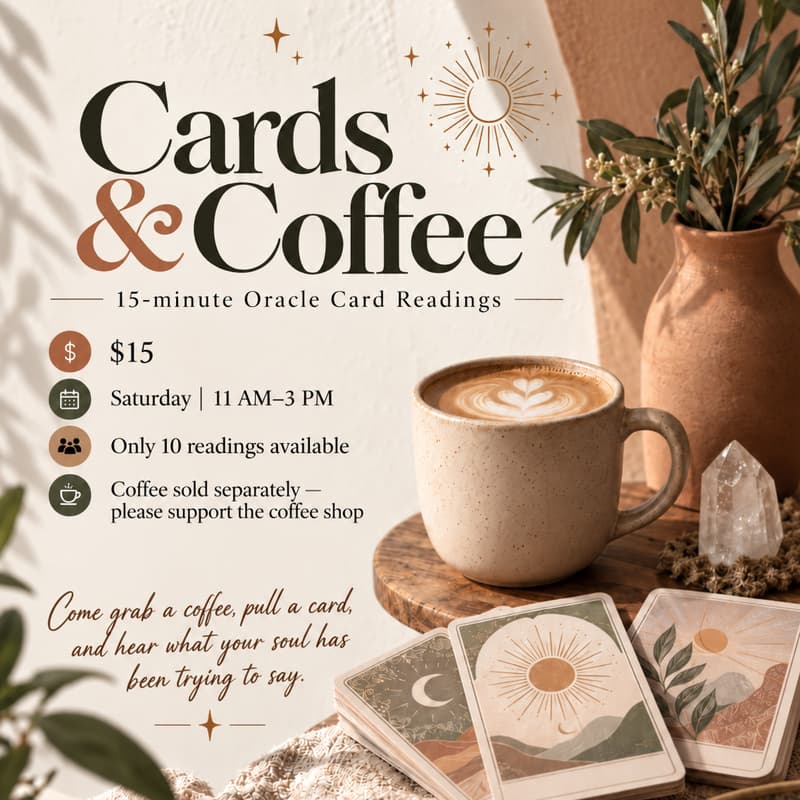 Cover Image for Cards & Coffee ☕️🔮