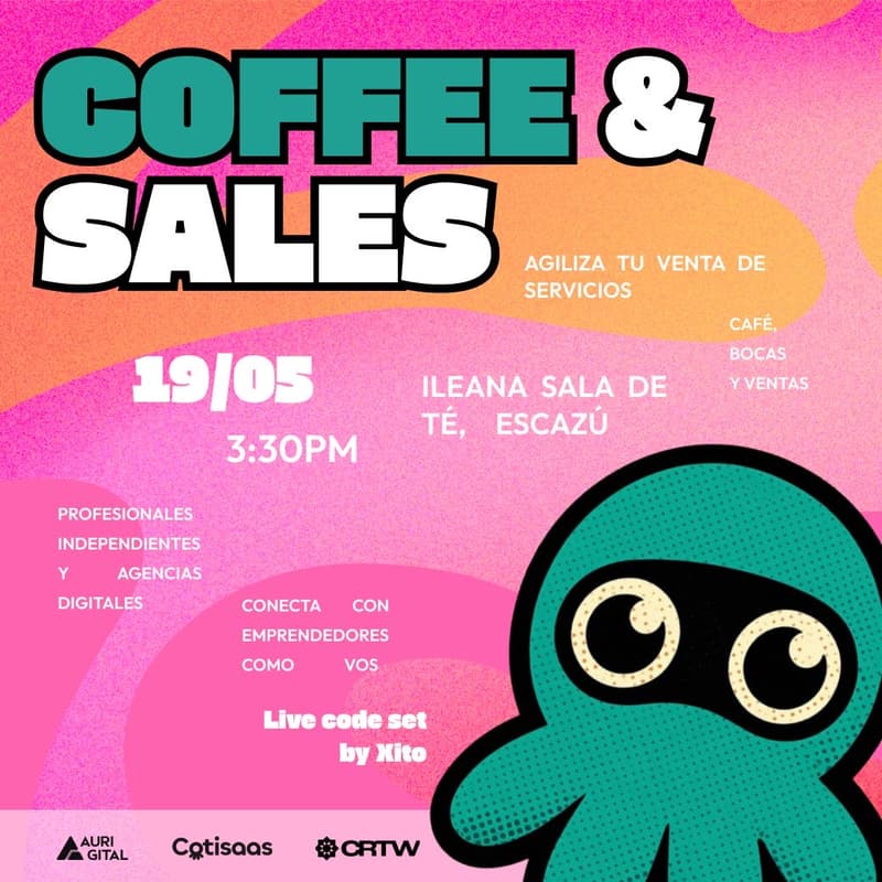Cover Image for Coffee and Sales: Agiliza tu venta de servicios by Aurigital