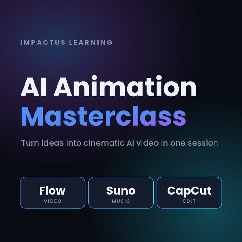 Cover Image for AI Animation Masterclass -26 Jun