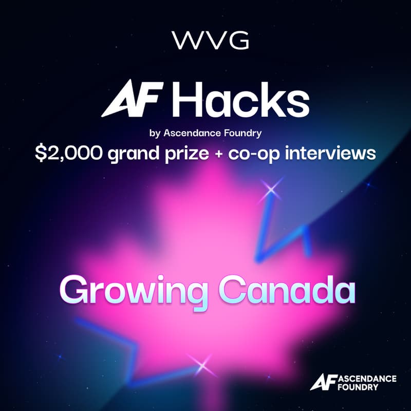 Cover Image for AF Hacks: Growing Canada by Ascendance Foundry and WVG