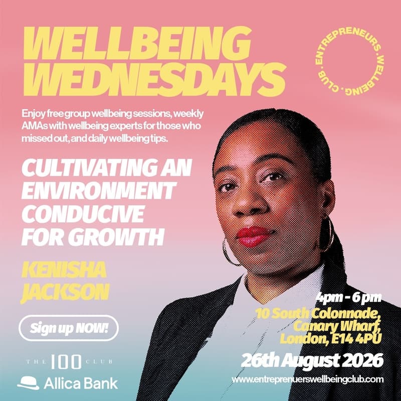 Cover Image for Wellbeing Wednesdays: Cultivating an Environment Conducive for Growth with Dr Kenisha Jackson (IRL)