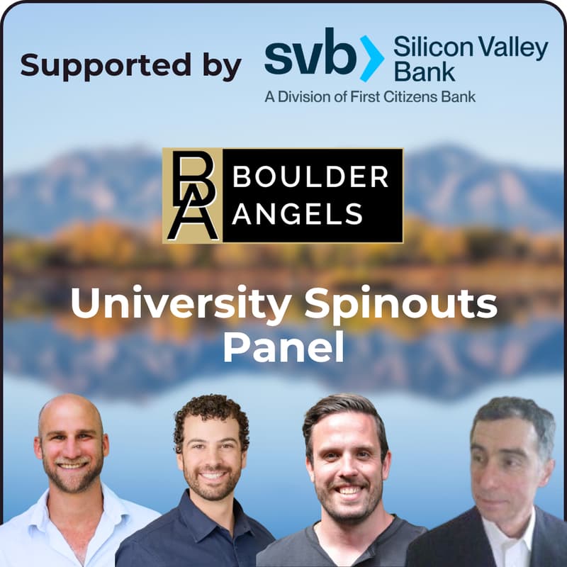 Cover Image for Boulder Angels: Q2 Pitch Session & University Spinout Panel