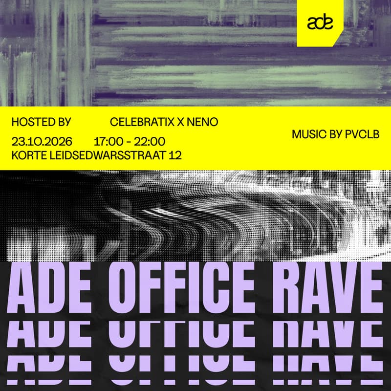 Cover Image for Guest List: Celebratix x Neno ADE Office Rave ft. PVCLB