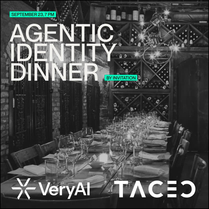 Cover Image for Agentic Identity Dinner w/ VeryAI & TACEO