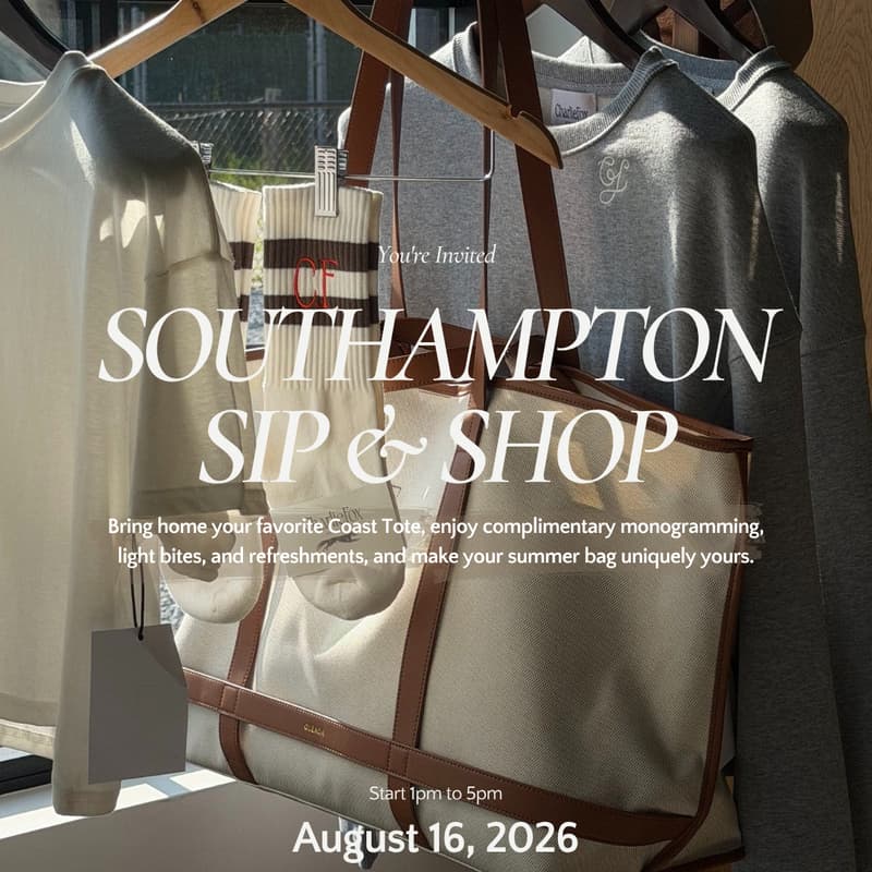 Cover Image for Sip & Shop: OLEADA × Charlie Fox, Southampton