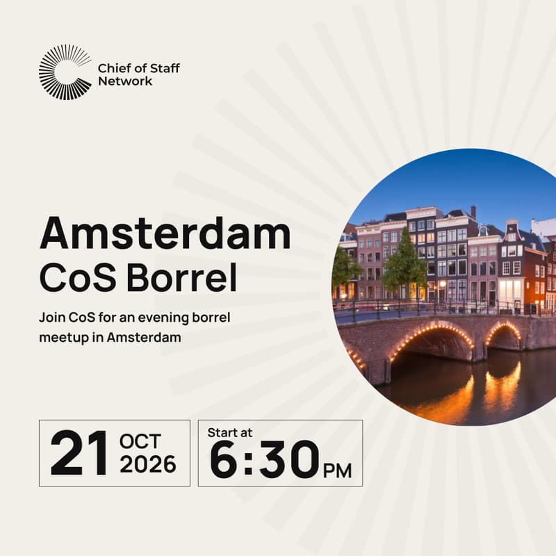 Cover Image for Amsterdam CoS Borrel: BYO Boss