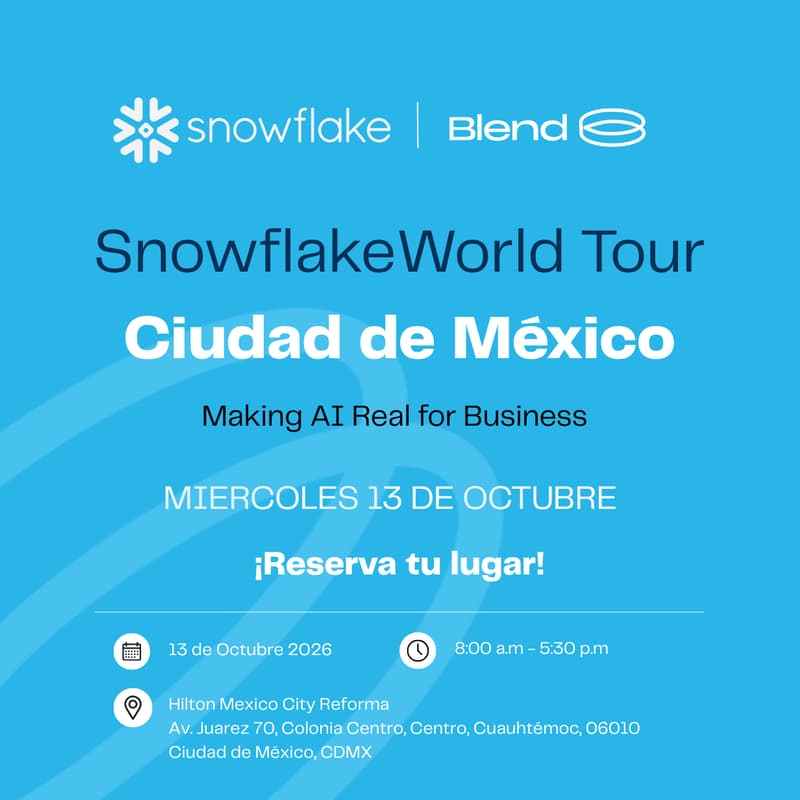 Cover Image for Snowflake World Tour Ciudad de México ❄️
