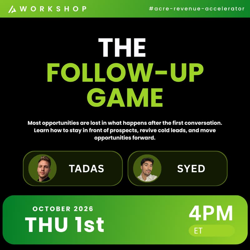 Cover Image for Revenue Accelerator: The Follow-Up Game