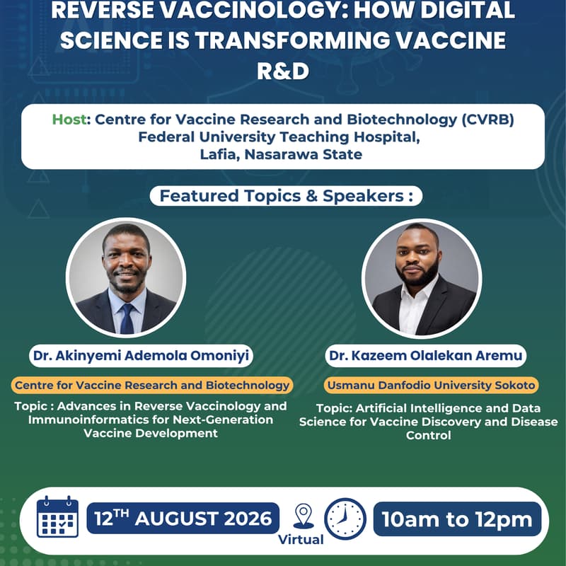 Cover Image for Theme: “AI, Immunoinformatics & Reverse Vaccinology: How Digital Science is Transforming Vaccine R&D”
