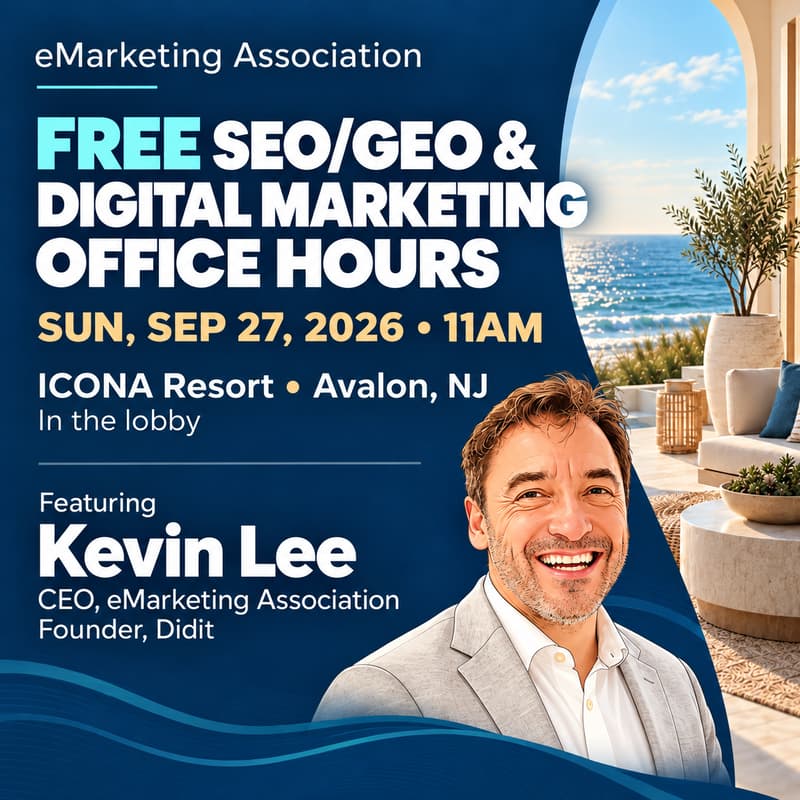 Cover Image for GEO / SEO & Digital Marketing eMarketing Association Office Hours