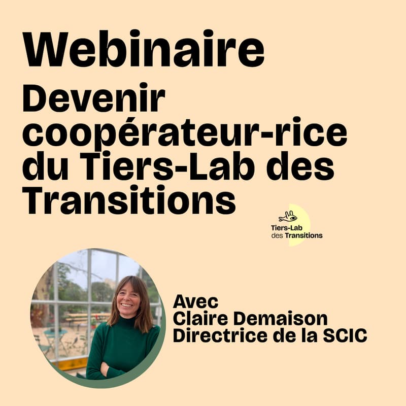 Cover Image for Webinair : Devenir coopérateur.rice du Tiers-Lab
