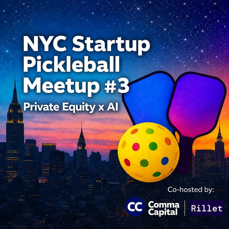 Cover Image for NYC Startup Pickleball Meetup #3: AI x Private Equity