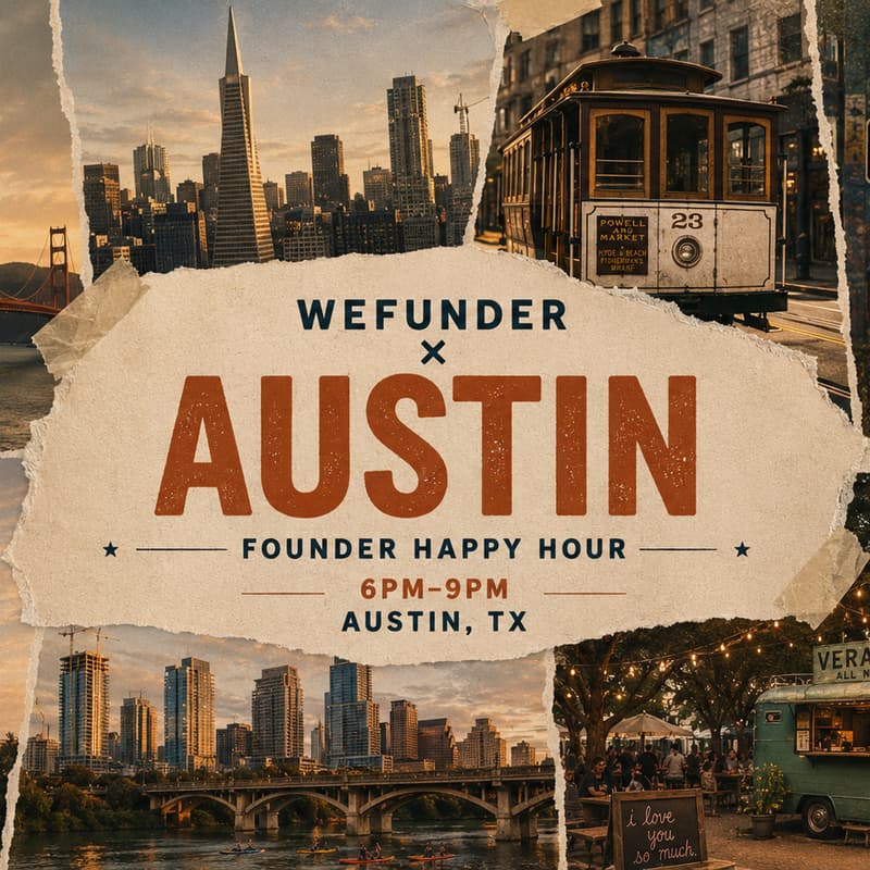 Cover Image for Wefunder X Austin Founder Happy Hour