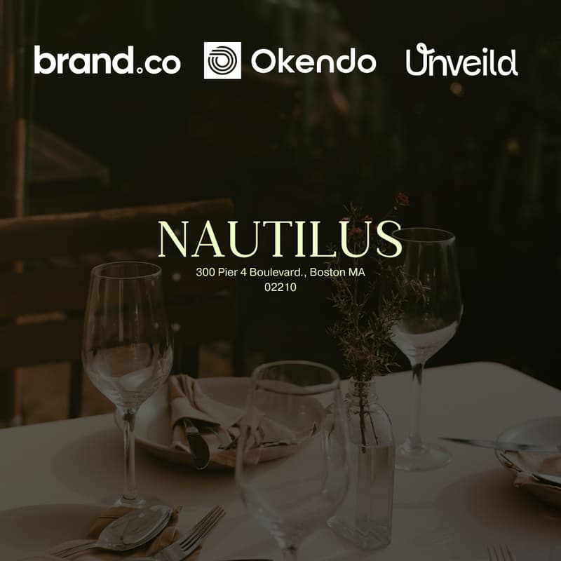 Cover Image for Dinner in Boston: Hosted by Okendo Brand.co & Unveild