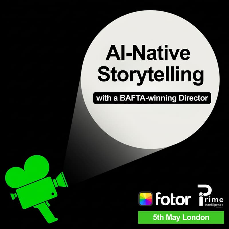 Cover Image for From Prompt to Film: AI-Native Storytelling with a BAFTA-winning Director