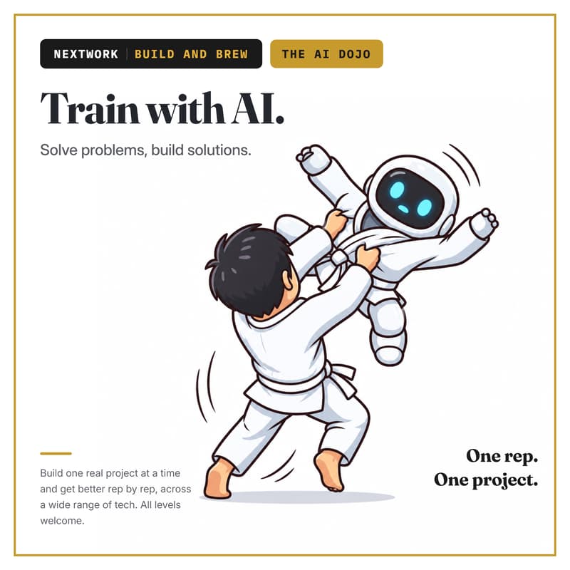 Cover Image for Virtual | The AI Dojo, Train to Solve Problems and Build Solutions | Build & Brew
