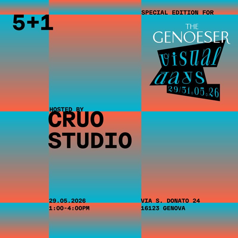 Cover Image for 5+1 hosted by CRUO (@The Genoeser Visual Days)