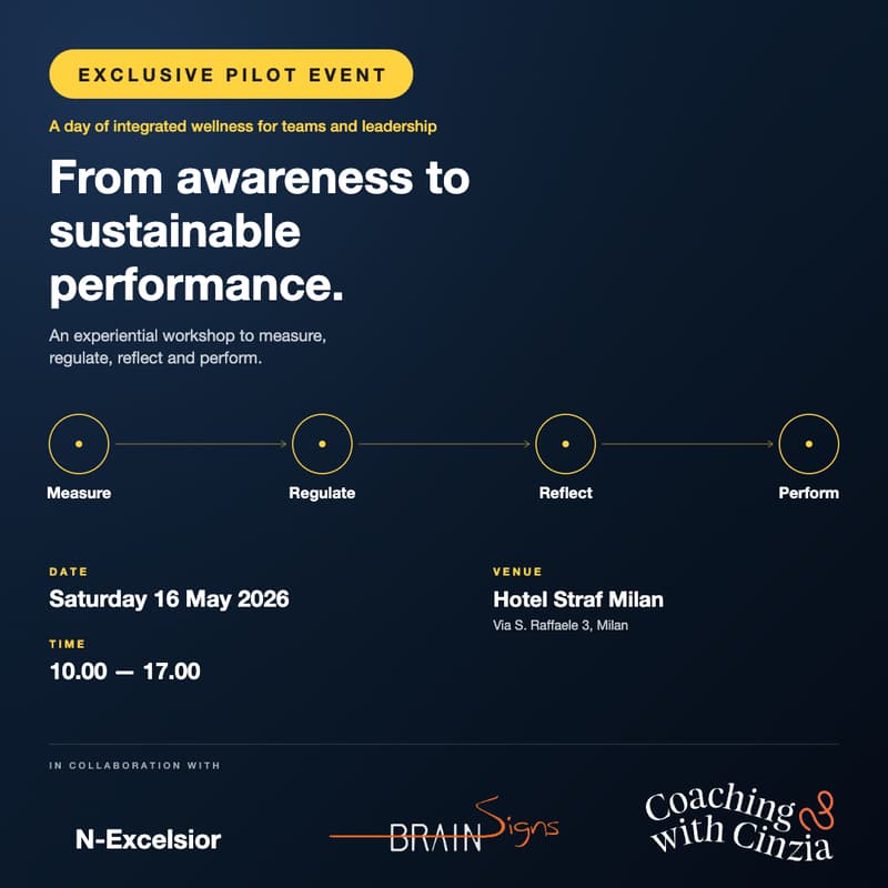 Cover Image for N-Excelsior | From Awareness to Sustainable Performance | Pilot Event Milan