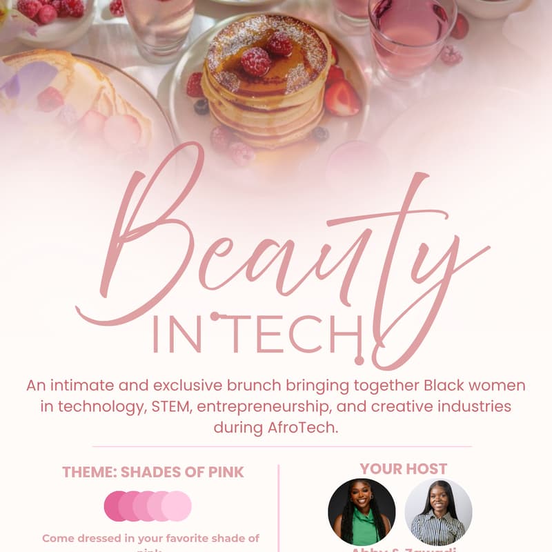 Cover Image for Beauty In Tech - Afrotech Brunch