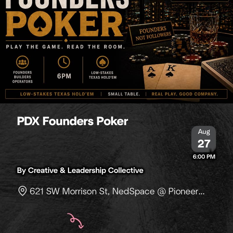 Cover Image for PDX Founders Poker