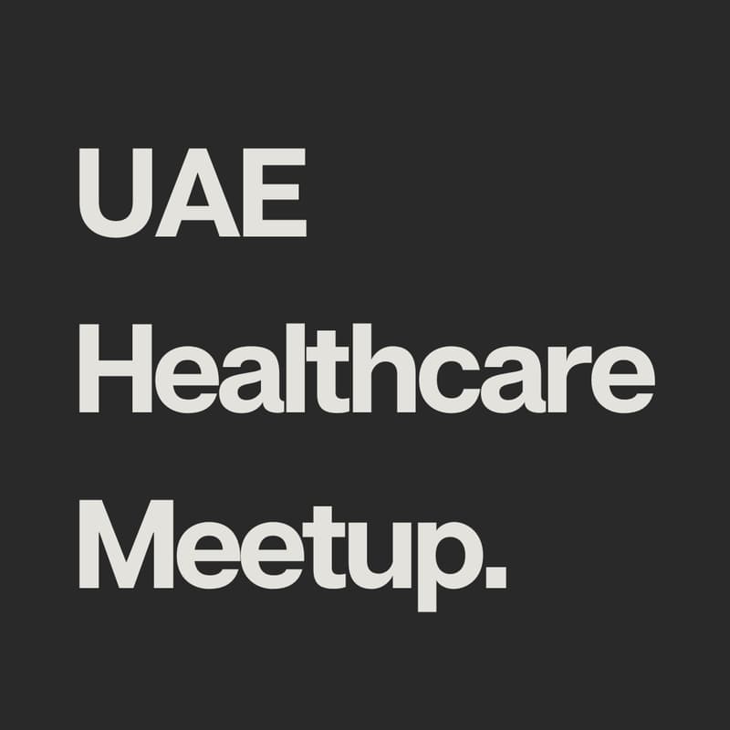 Cover Image for UAE Healthcare meetup
