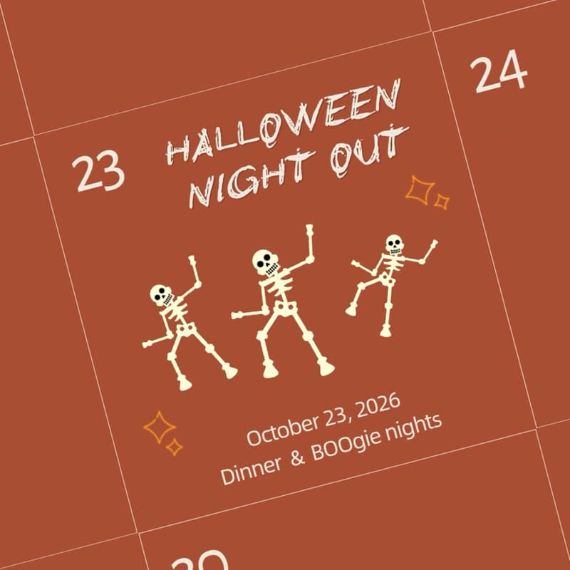 Cover Image for HALLOWEEN NIGHT OUT: Dinner & Halloween Party đ„Łđșđ»